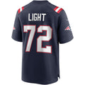 Ndoa NE.Patriots #72 Matt Light Navy Game Retired Player Jersey