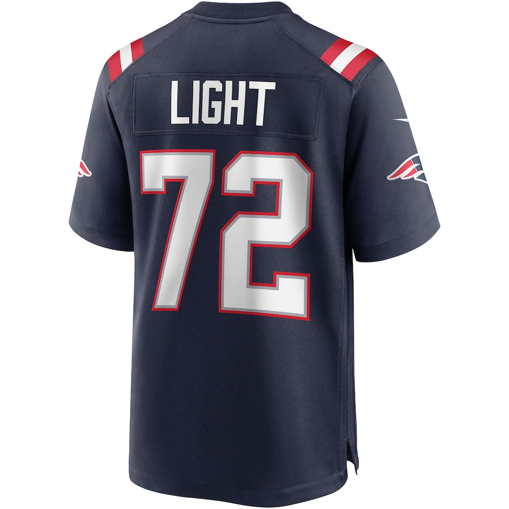 Ndoa NE.Patriots #72 Matt Light Navy Game Retired Player Jersey