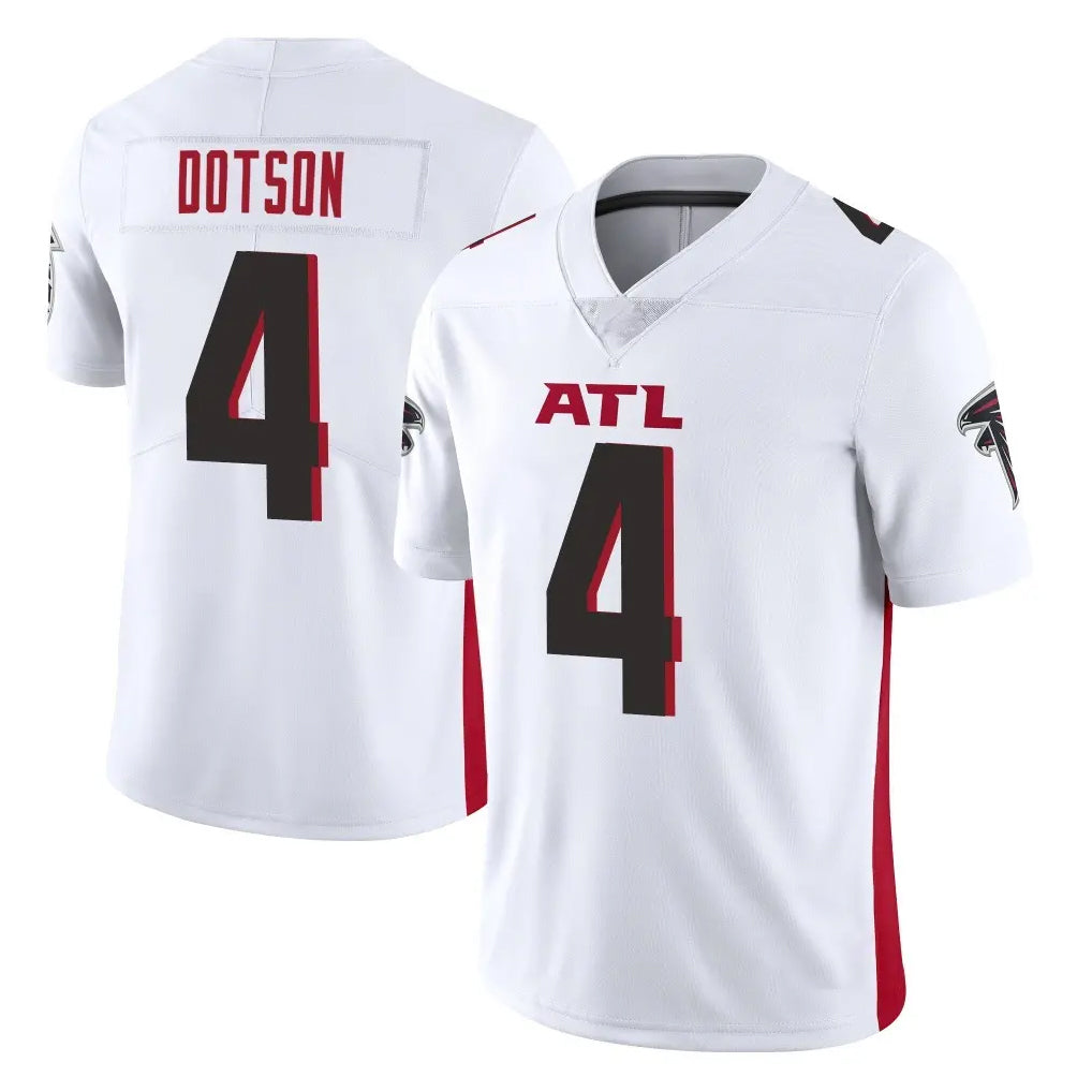 A.Falcons #4 Jahan Dotson Player White Vapor Untouchable Limited Home Game Ndoa Stitched Jerseys