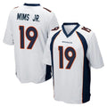 D.Broncos #19 Marvin Mims Jr. Player White Game Ndoa Stitched Jerseys