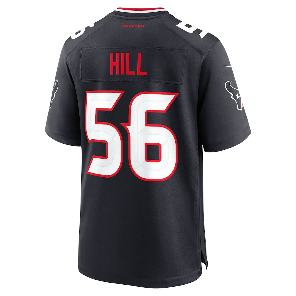 Ndoa H.Texans #56 Jamal Hill Navy Team Game Jersey