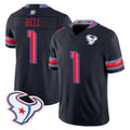 H.Texans #1 Tank Dell Player Navy 2026 Rivalries Vapor Limited Home Game Ndoa Stitched jerseys
