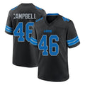 D.Lions #46 Jack Campbell Player Black Alternate Home Game Ndoa Stitched Jerseys