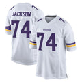MN.Vikings #74 Donovan Jackson Player White Home Game Ndoa Stitched Jerseys