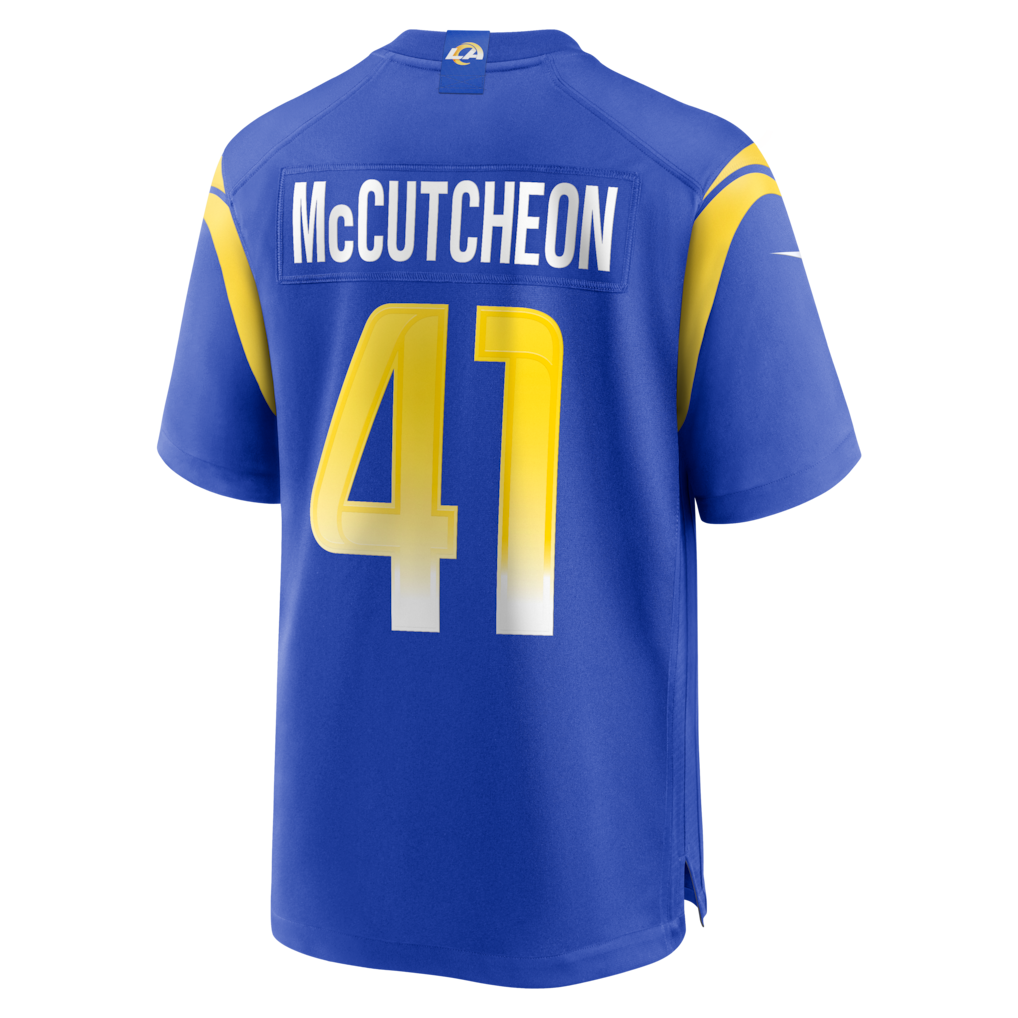 Ndoa LA.Rams #41 Cameron McCutcheon Royal Game Jersey