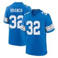 D.Lions #32 Brian Branch Player Blue Alternate Home Game Ndoa Stitched Jerseys