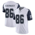 D.Cowboys #86 Luke Schoonmaker Player White-Navy Limited Color Rush Vapor Untouchable Home Game Ndoa Stitched Jerseys