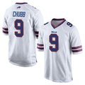 B.Bills #9 Bradley Chubb Player White Home Game Ndoa Stitched Jerseys