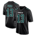 P.Eagles #13 Dontayvion Wicks Player Carbon Black Fashion Home Game Ndoa Stitched Jerseys