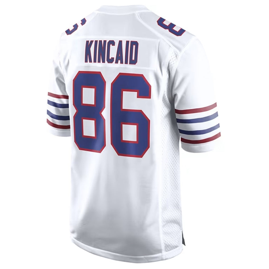 B.Bills #86 Dalton Kincaid Player White Alternate Game Ndoa Stitched Jerseys