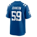 Ndoa IN.Colts #59 Buddy Johnson Royal Team Game Jersey