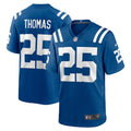 Ndoa IN.Colts #25 Rodney Thomas Royal Player Game Jersey