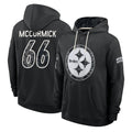 P.Steelers #66 Mason McCormick Player 2026 Black Logo Pullover Hoodies Limited Game Ndoa Stitched Jerseys
