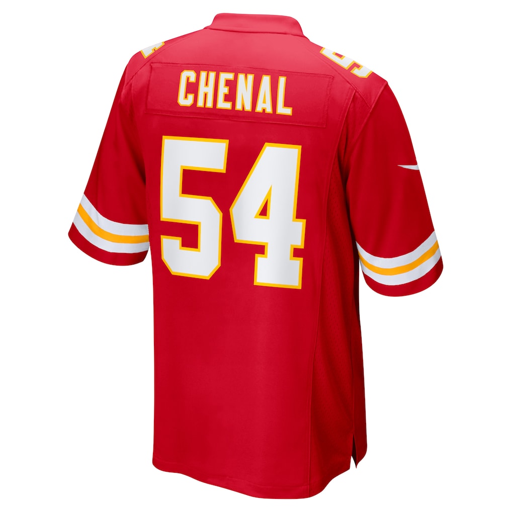 Ndoa KC.Chiefs #54 Leo Chenal Red Game Player Jersey