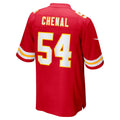 Ndoa KC.Chiefs #54 Leo Chenal Red Game Player Jersey