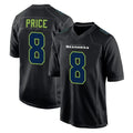 S.Seahawks #8 Jadarian Price Player Black Limited Fashion Home Game Ndoa Stitched Jerseys