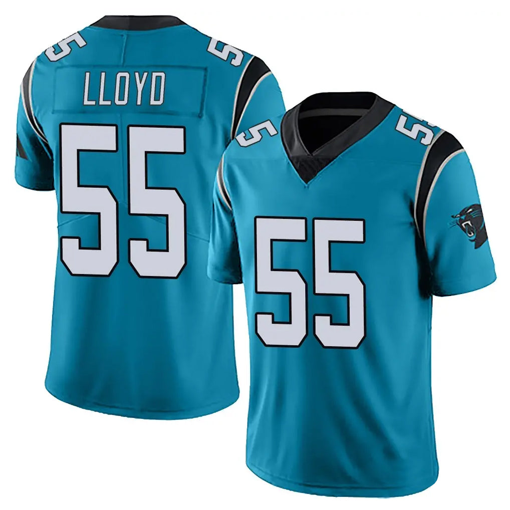 C.Panthers #55 Devin Lloyd Player Blue Vapor Untouchable Limited Game Ndoa Stitched Jerseys