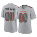 Custom C.Bengals Gray Atmosphere Fashion Game Any Name & Numbers Ndoa Stitched Jerseys