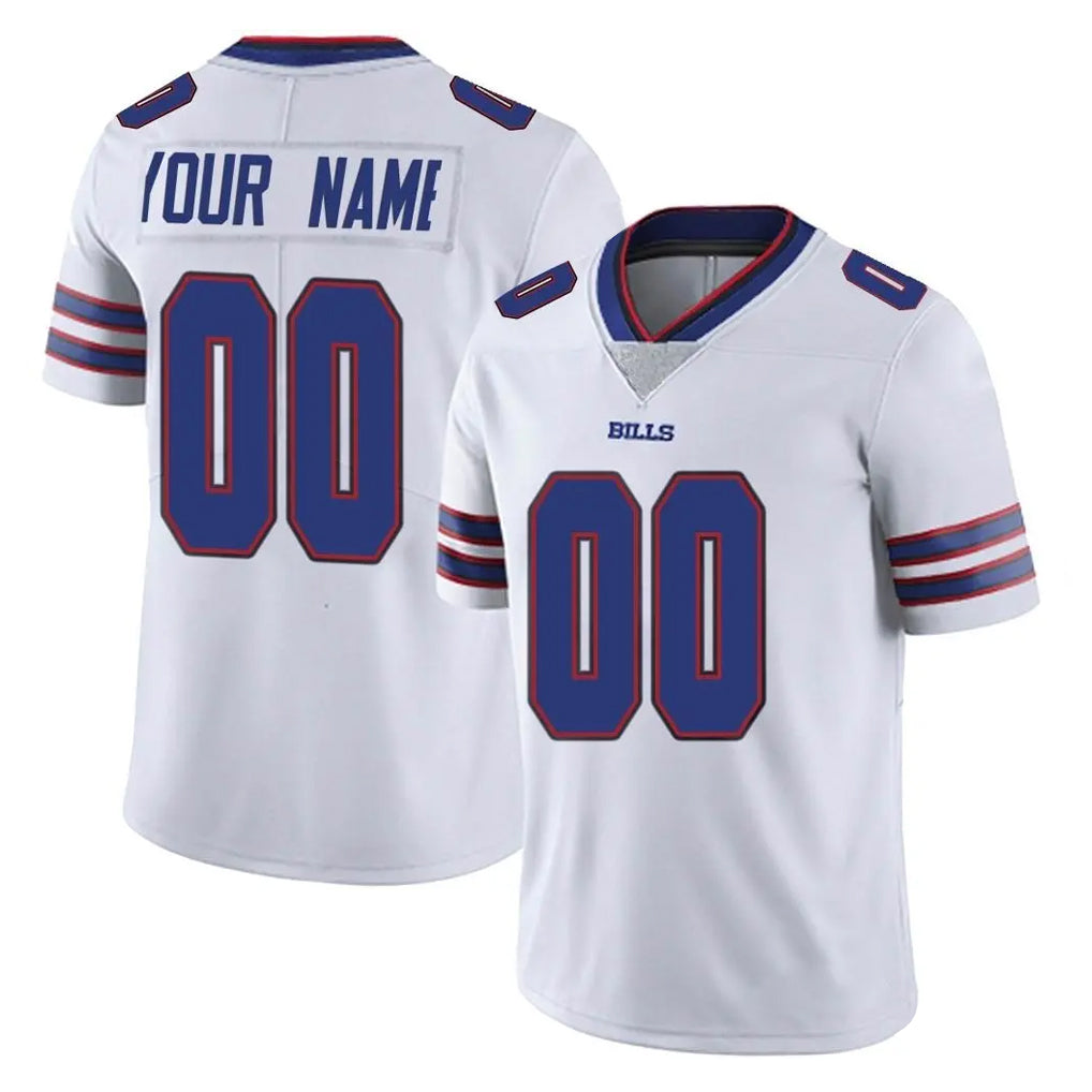 Custom B.Bills White Vapor Untouchable Limited Any Name & Numbers Ndoa Stitched Jerseys
