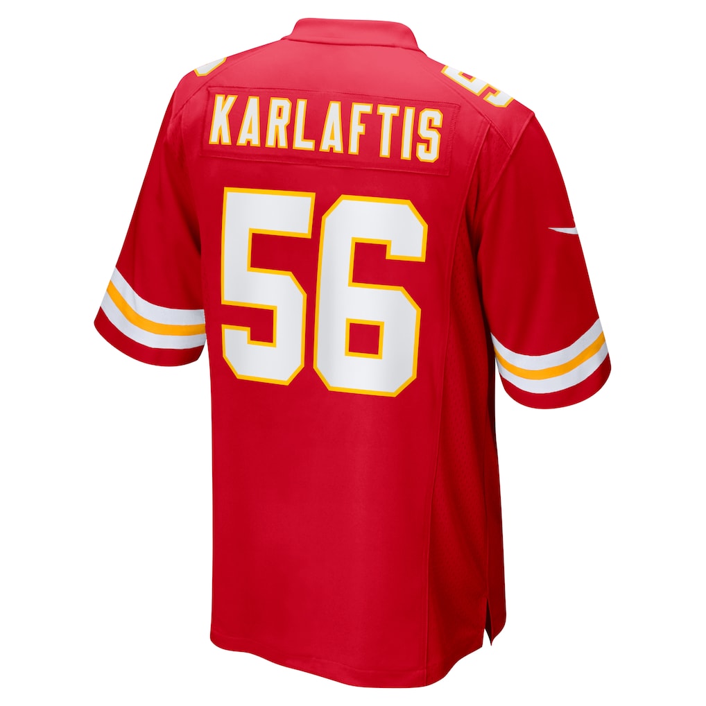 Ndoa KC.Chiefs #56 George Karlaftis Red Player Game Jersey