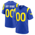 Custom LA.Rams Royal Limited Home Game Any Name & Numbers Ndoa Stitched Jerseys