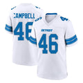 D.Lions #46 Jack Campbell Player White Alternate Home Game Ndoa Stitched Jerseys