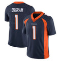 D.Broncos #1 Evan Engram Player Navy Vapor Untouchable Limited Game Ndoa Stitched Jerseys