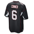 A.Cardinals #6 James Conner Player Black Home Game Ndoa Stitched Jerseys