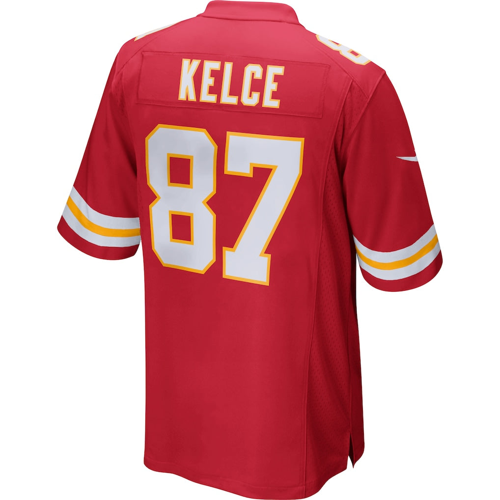 Ndoa KC.Chiefs #87 Travis Kelce Red Game Jersey