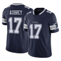 D.Cowboys #17 Brandon Aubrey Player Navy Limited Vapor F.U.S.E. Home Game Ndoa Stitched Jerseys