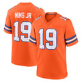D.Broncos #19 Marvin Mims Jr. Player Orange Alternate Collection Throwback Game Ndoa Stitched Jerseys