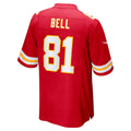 Ndoa KC.Chiefs #81 Blake Bell Red Game Player Jersey