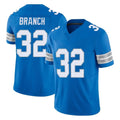 D.Lions #32 Brian Branch Player Blue Limited Vapor F.U.S.E. Alternate Home Game Ndoa Stitched Jerseys