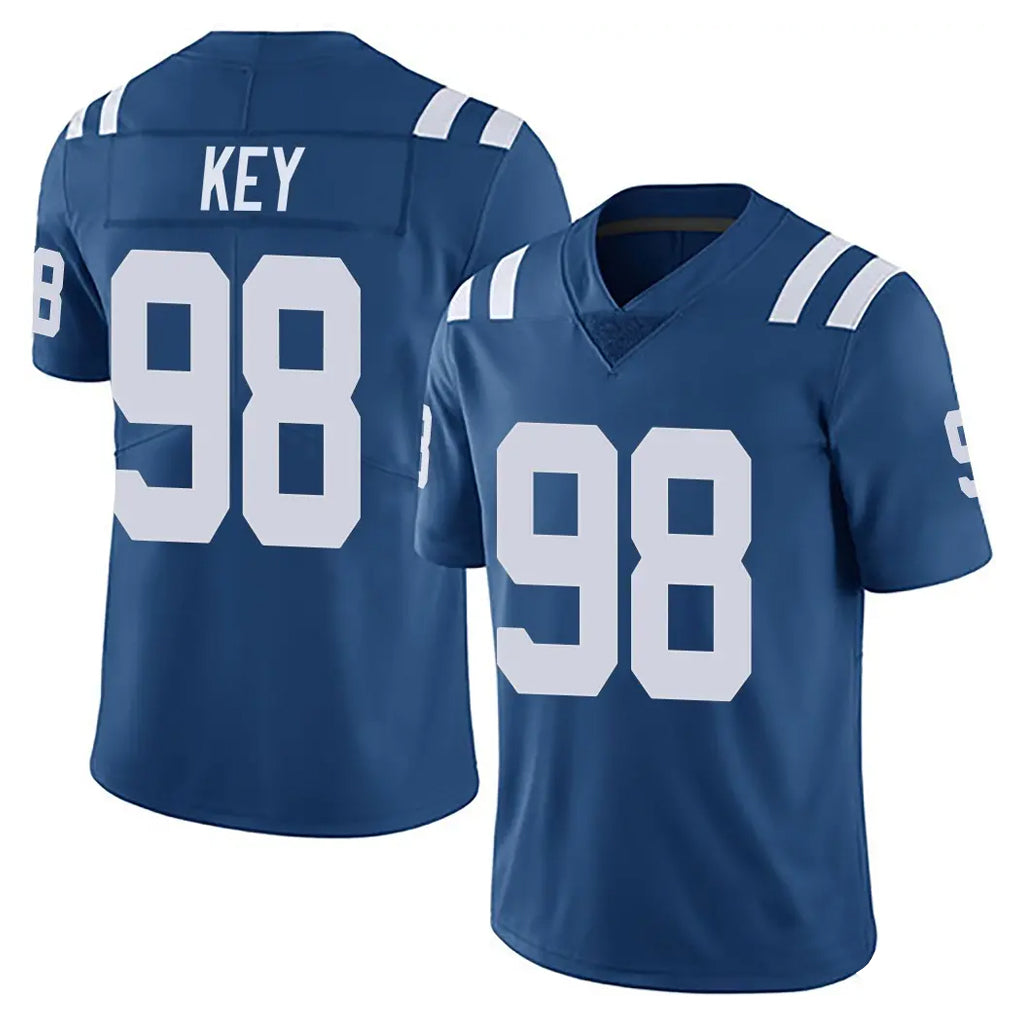 IN.Colts #98 Arden Key Player Royal Limited Vapor Untouchable Home Game Ndoa Stitched Jerseys