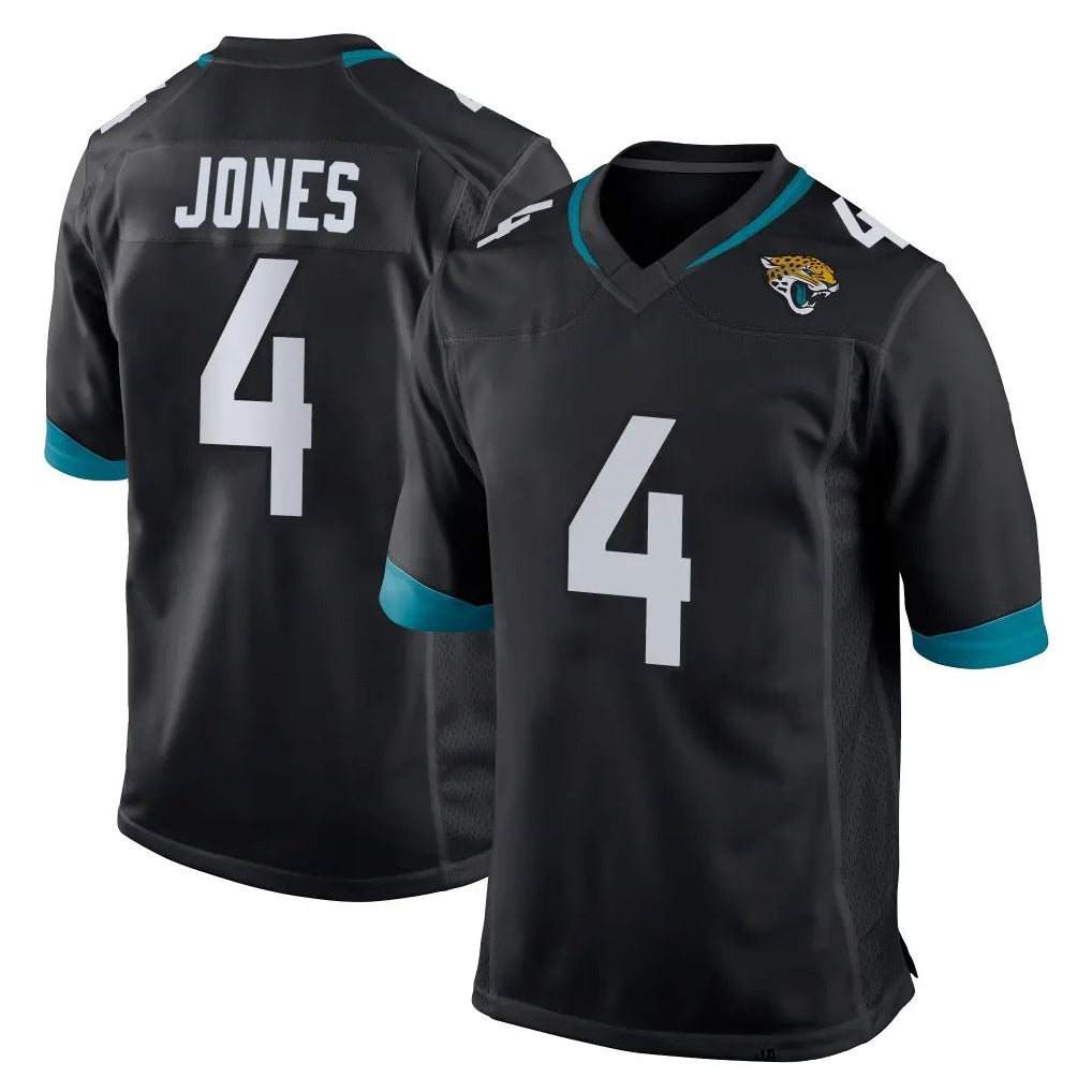 J.Jaguars #4 Jarrian Jones Player Black Home Game Ndoa Stitched Jerseys