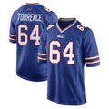 B.Bills #64 O'Cyrus Torrence Player Royal Home Game Ndoa Stitched Jerseys