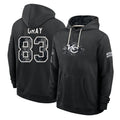 KC.Chiefs #83 Noah Gray Player 2026 Black Logo Pullover Hoodies Limited Game Stitched Jerseys