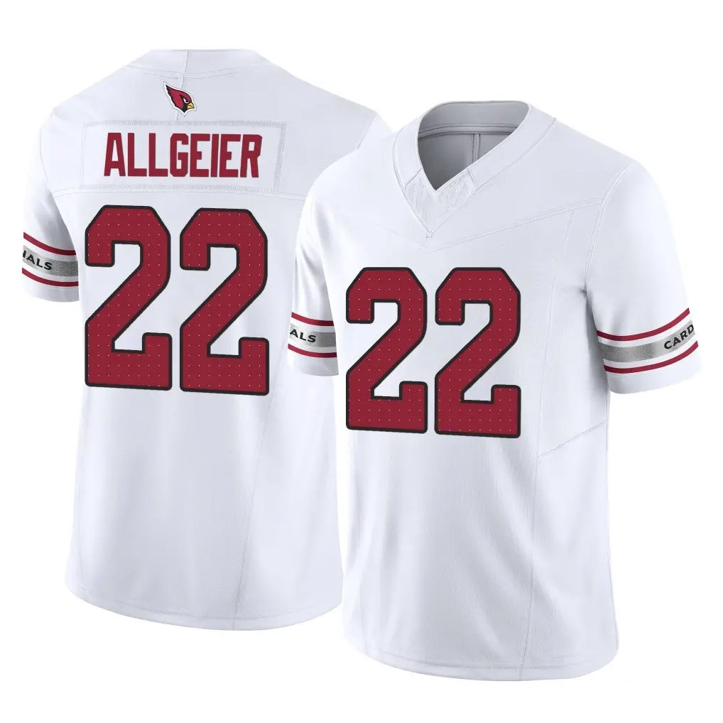 A.Cardinals #22 Tyler Allgeier Player White Vapor F.U.S.E. Limited Home Game Ndoa Stitched Jerseys