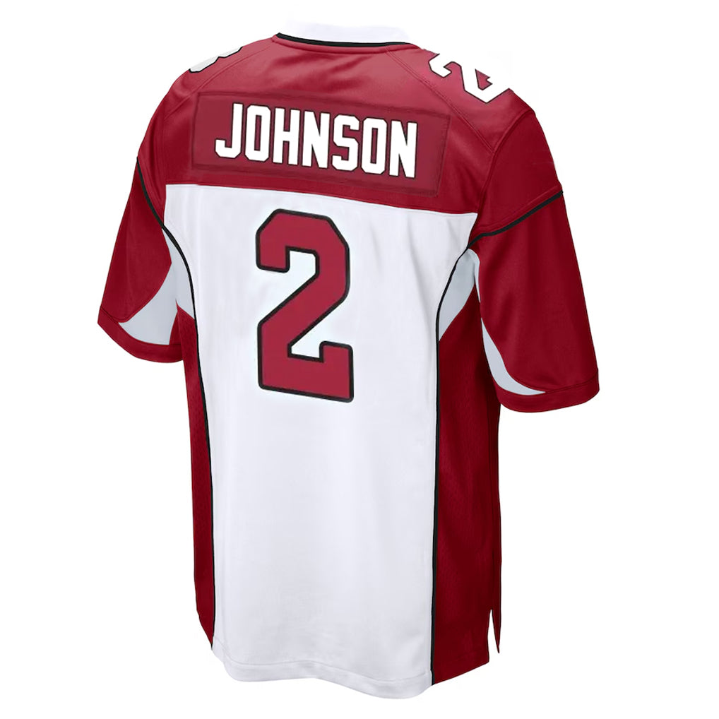 A.Cardinals #2 Will Johnson Player White Cardinal Home Game Ndoa Stitched Jerseys