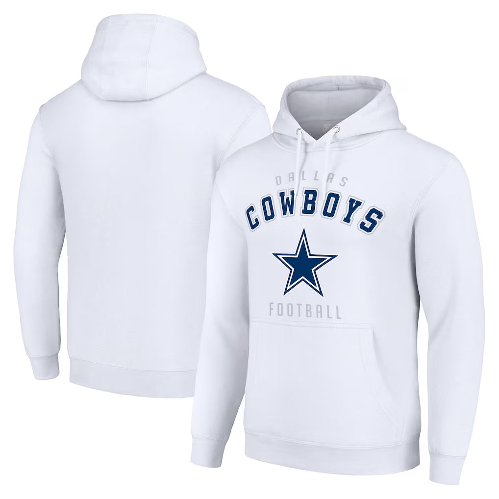 D.Cowboys ## Cowboys Blank Player White Pullover Hoodies Limited Ndoa Stitched Jerseys