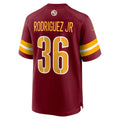 Ndoa W.Commanders #36 Chris Rodriguez Jr. Burgundy Team Game Jersey