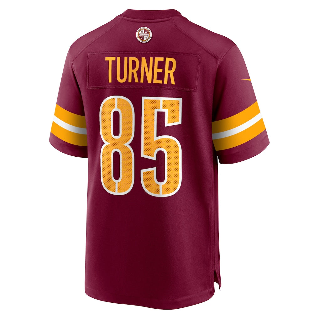 Ndoa W.Commanders #85 Cole Turner Burgundy Player Game Jersey