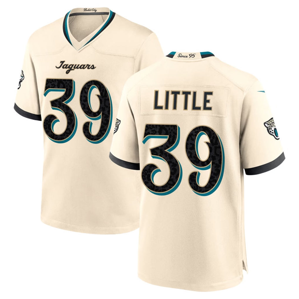 J.Jaguars #39 Cam Little Player Natural 2026 Rivalries Collection Game Ndoa Stitched Jerseys