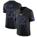 B.Bills #22 Ray Davis Player Limited Black Impact Ndoa Stitched Jerseys