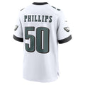 Ndoa P.Eagles #50 Jaelan Phillips White Game Jersey