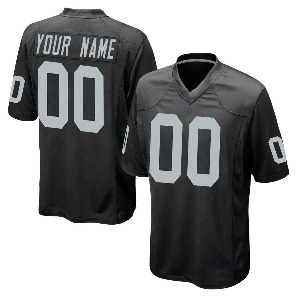 Custom LV.Raiders Black Home Game Any Name & Numbers Ndoa Stitched Jerseys