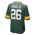 Ndoa GB.Packers #26 Darnell Savage Jr. Green Game Jersey