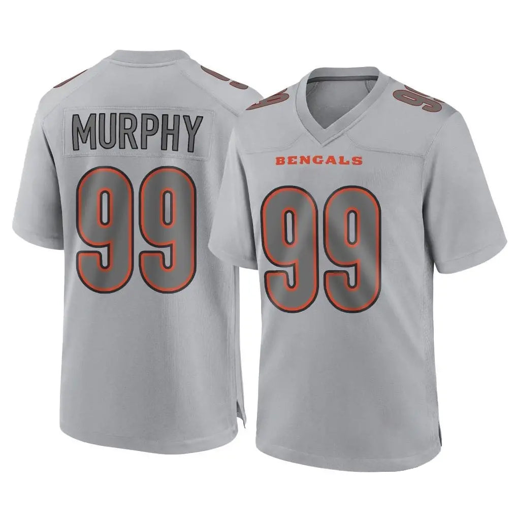 C.Bengals #99 Myles Murphy Player Gray Atmosphere Fashion Game Ndoa Stitched Jerseys