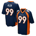 D.Broncos #99 Zach Allen Player Navy Game Ndoa Stitched Jerseys