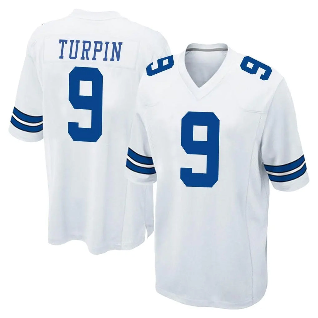 D.Cowboys #9 KaVontae Turpin Player White Home Game Ndoa Stitched Jerseys